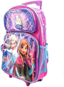 Frozen 16 Inch Rolling Backpack Anna & Elsa Disney