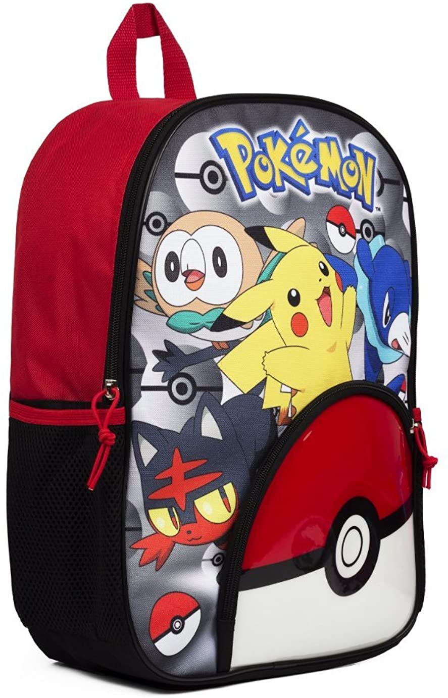 Pokemon Backpack with Pokeball Pocket 12