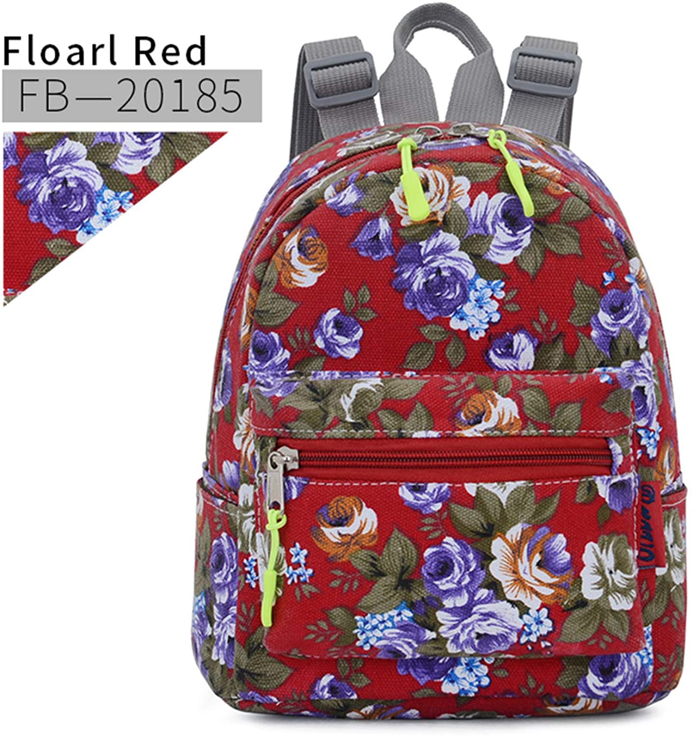 Bravo Floral Mini (10 Inch) School Backpack - Floral Red Backpack LA Bravo Floral Mini (10 Inch) School Backpack - Floral Red Backpack LA