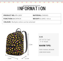 Bravo! Fashion Design All Purpose 9" Floral Backpack (Galaxy Blue)