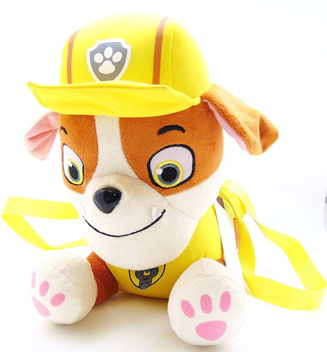 Licensed Paw Patrol Rubble Plush Doll Backpack 14