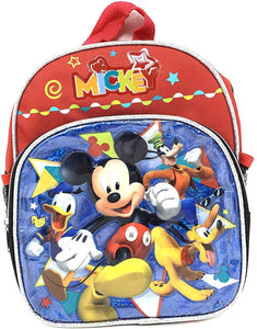 Disney Mickey Mouse w/ Friends 10" Toddler X-Small Backpack
