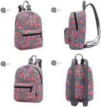 Bravo BTS Mini Denim Backpack 10" (Purple Flower)