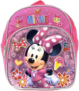 Disney Minnie Mouse 10" Toddler Mini Backpack (Pink)
