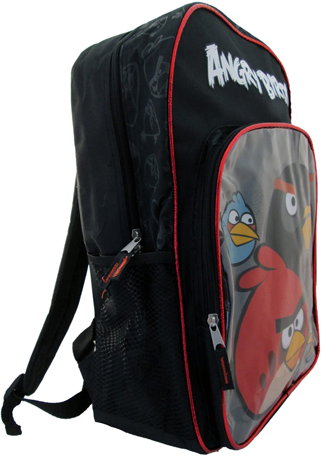 Angry Birds 16 Inch Backpack (Black) – Backpack LA Angry Birds 16 Inch Backpack (Black) – Backpack LA