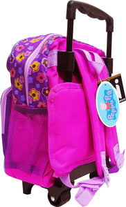 Peppa Pig 12" Toddler Rolling School Backpack