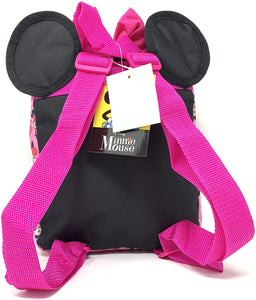 Disney 3D Minnie Mouse 10" All Over Mini Backpack