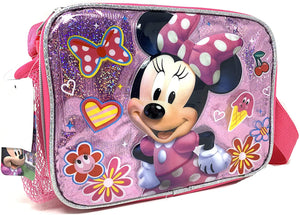 Disney Minnie Mouse Insulated 9.5" Lunch Bag with Shoulder Strap