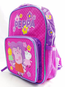 Peppa Pig with Friends Pink 10" Mini Backpack for Girls